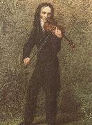 georges bizet the legendary violinist niccolo paganini in spired composers and performers USA oil painting artist